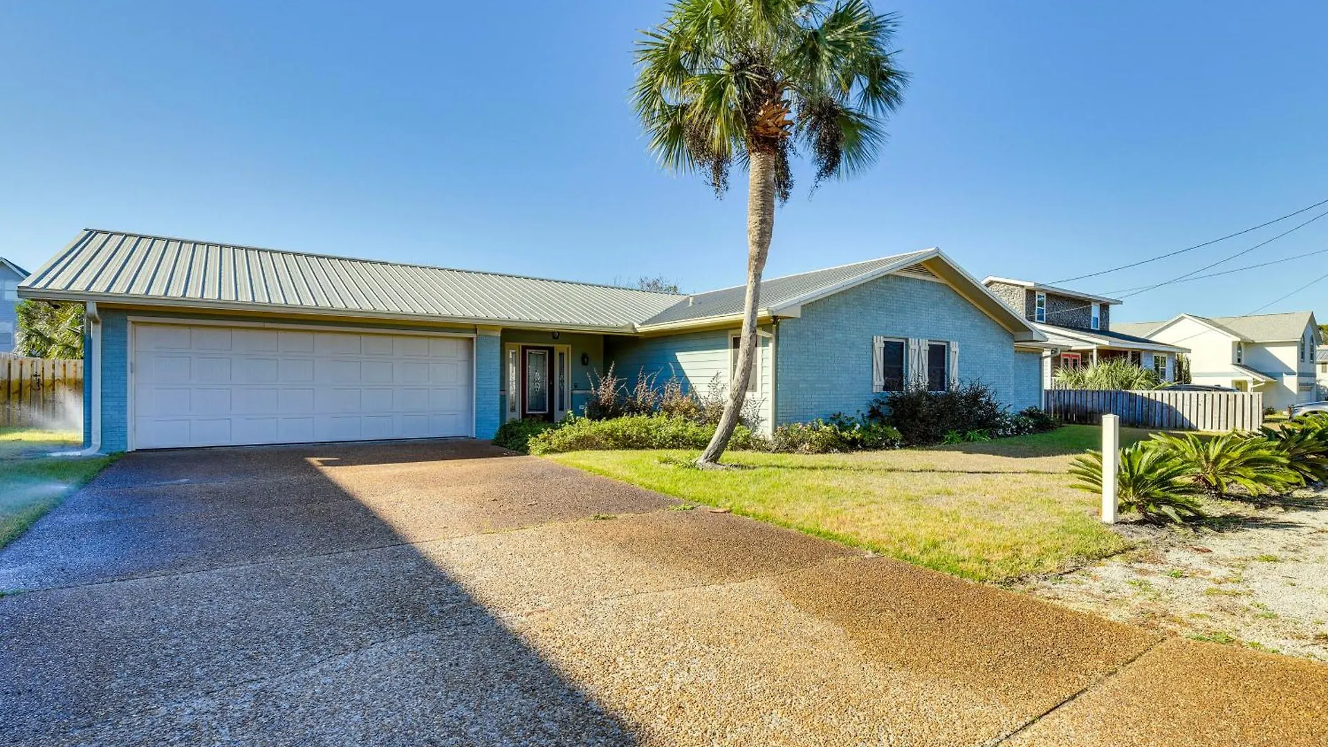 Walk To Gulf Tranquil Home With Yard In Pcb! Panama City Beach
